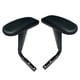 thumbnail image 1 of Par de reposabrazos de repuesto para silla, 2 unidades, elevación suave, accesorios reutilizables. Negro Liso, 1 of 9
