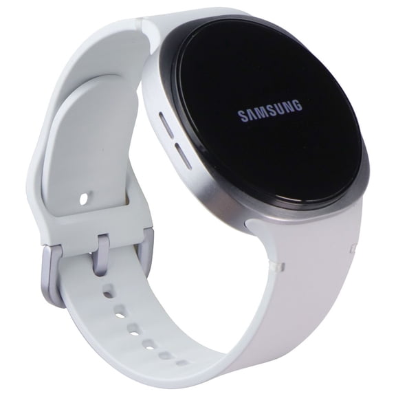 Open Box Samsung Galaxy Watch8 (44mm) LTE Unlocked (SM-L335U) - Silver/White Sport Band