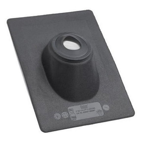 Oatey 11908 Plastic 1" pipe diameter Thermo Plastic No-Calk Roof Flashing 9.25" x 13" Base