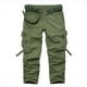 thumbnail image 1 of Pantalones largos para hombre, bolsillos laterales, pies pequeños, ajustados, largos, para hombre, 1 of 8