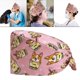 thumbnail image 2 of Sombreros abultados Gorro unisex Impreso Laboratorio Sombrero a prueba de polvo Enfermera Doctor Ajustable Cabeza Aseo Trabajo Sombreros , B B Magideal Sombreros abultados, 2 of 7