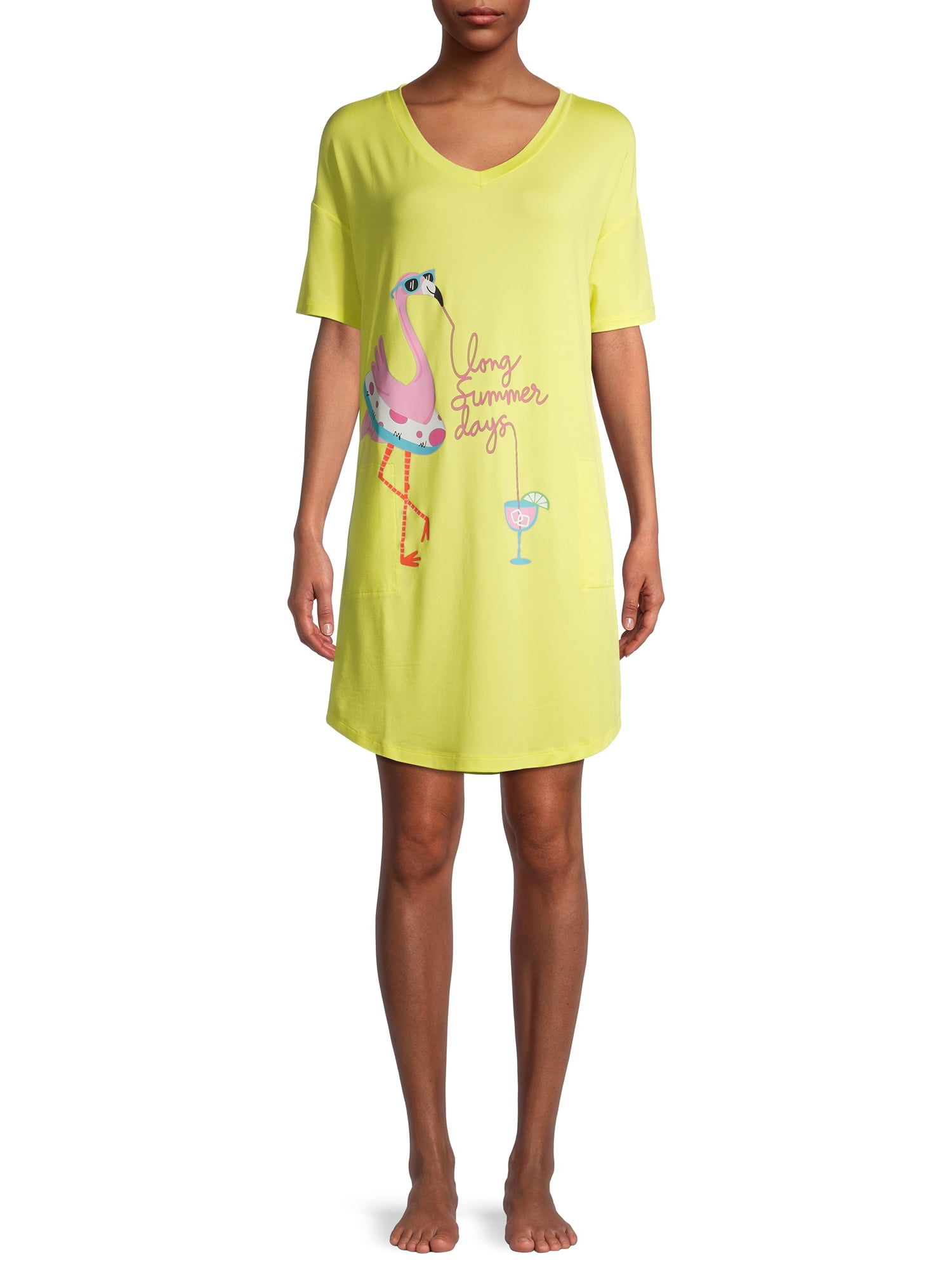 Short Sleeve Sleep Shirt Camper 