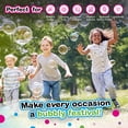 thumbnail image 4 of Bubble Wands WOWMAZING Big Bubble 4 sets de diversión al aire libre, 4 of 6