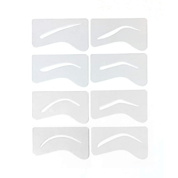 Reusable Eyebrow Stencil Kit - Eyebrow Stencils for Women & Men - Brow Shaping Stencil for Immaculate Eye Brows - Superior Microblading Eyebrow Set - Popular Eyebrow Template for All Eyebrow Shapes