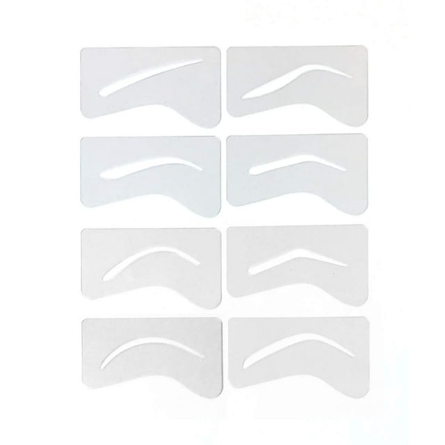 Kit de Pochoir à Sourcils Réutilisable - Pochoirs à Sourcils pour Femmes et Hommes - Pochoir de Modelage des Sourcils pour des Sourcils Immaculés - Ensemble de Microblading Supérieur pour Sourcils - Pochoir à Sourcils Populaire pour Toutes les Formes de Sourcils