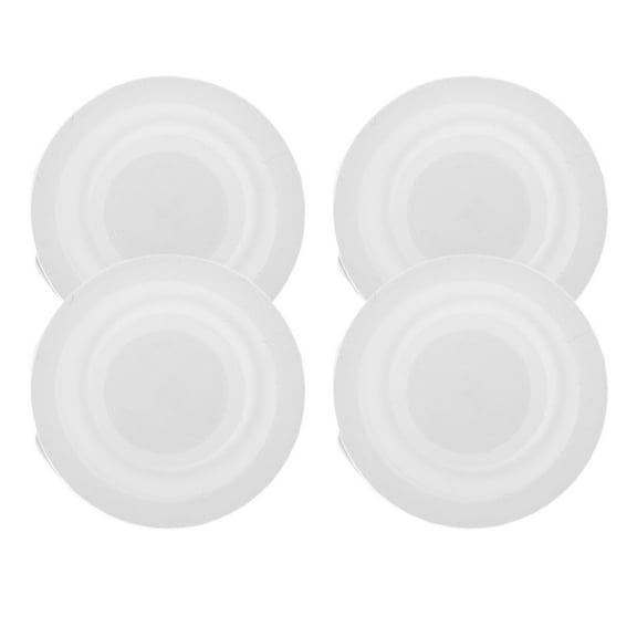 NICEXMAS 4Pcs White Silicone Bottle Cap Covers Leakproof Water Bottle Stoppers Replacement for Home