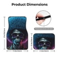 thumbnail image 5 of Fuzoiu Punk Style Blue Haired Skull Print Carpet Floor Mats for Car,Car Foot Mat Set,Universal Fit 4 Piece Mat Pad Set,Fits Most Cars Trucks Vans Sedans SUV Auto Carpet Mat Se, 5 of 7