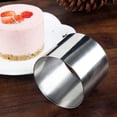 thumbnail image 4 of Goeielewe 5Pcs Round Cake Rings Mold, 2-Inch Mini Cake & Pastry Ring, Stainless Steel Mousse Dessert Rings Set Cake Cookie Biscuit Cutter Muffin Baking Molds, 4 of 4