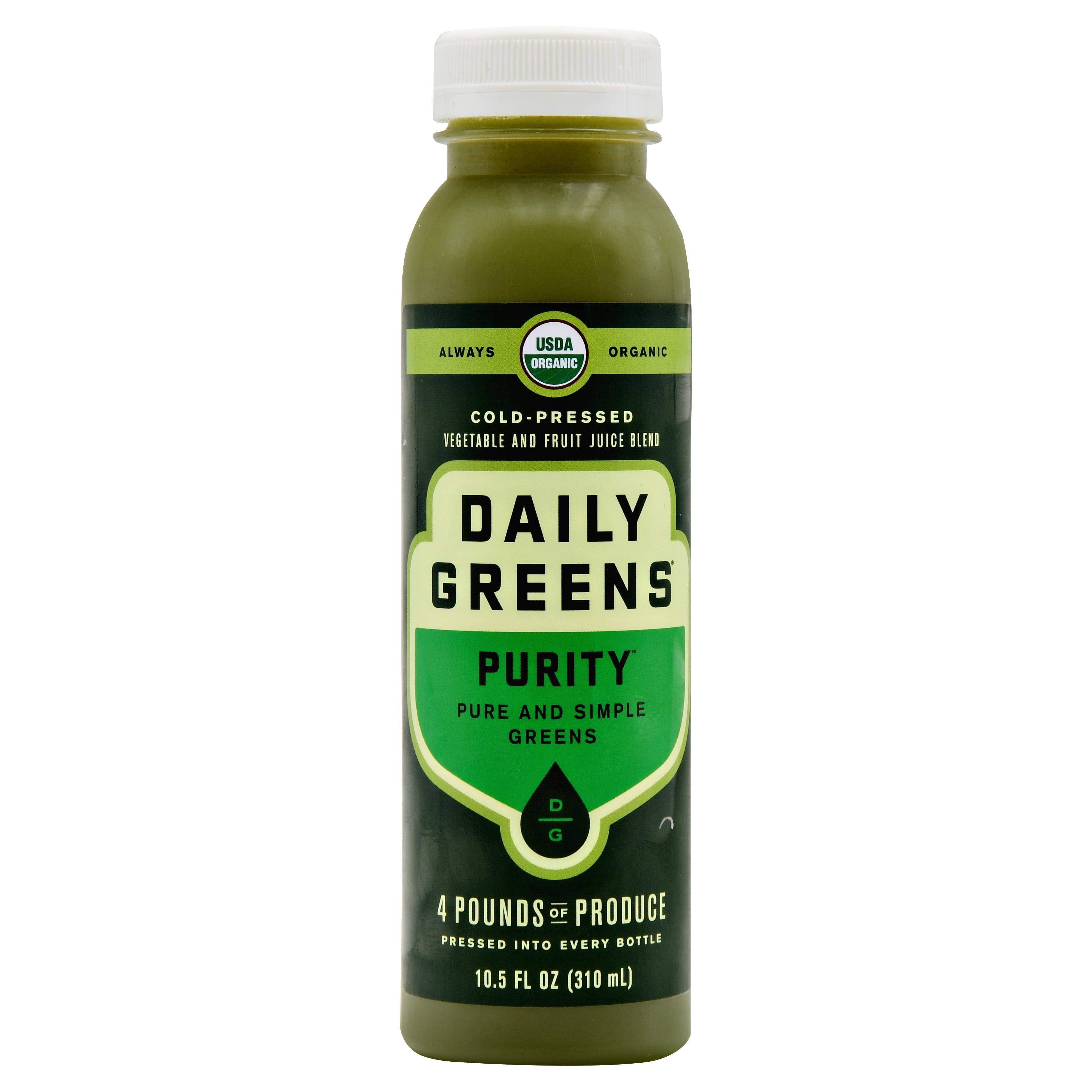 Purity Drink Daily Greens Organic Vegetable & Fruit Juice 10.5oz