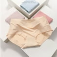 thumbnail image 7 of Mgmyaa Women's Underwear Full Crotch Seamless Low Waist Plus Size Breathable Briefs, 7 of 7