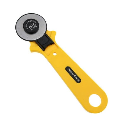 

Tssuoun 28mm Cloth Rotary Roller Craft Circular Rotating Tools Kit for Sewing Wallpaper Fabrics