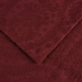 thumbnail image 6 of BNM 3 Piece Floral Cotton Blend Burgundy Bedspread Set, King, 6 of 10