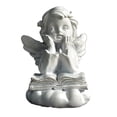 thumbnail image 1 of Book Reading Angel with Wings Garden Statue Resin Girls Figurines, 1 of 8