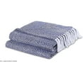 thumbnail image 2 of Handmade Chevron Cotton Throw Blanket with Tassels 50''x60'' - Perfect for Sofa, Couch, and Bed - Medium Weight All-Season Comfort (Set of2), 2 of 5
