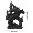 thumbnail image 4 of OULII 1Set Prop Decorations Dragon Statue Style for Home Decor 15.5x9cm, 4 of 8