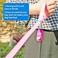 thumbnail image 7 of Long Dog Leash with Recall Clickers for Small, Medium and Large Dogs or Cats Training, Walking, Camping (50 Feet, Pink), 7 of 7