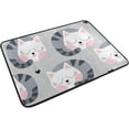 thumbnail image 2 of SKYSONIC Doormat Sleeping Cats Lightweight Non Slip Indoor Outdoor Entryway Rugs Floor Mat for Bathroom Kitchen Entrance 23.6 x 15.7 inches, 2 of 5
