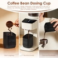 thumbnail image 3 of Digital Coffee Bean Dosing Cup for Espresso with LED Scale High Precision Espresso Ground Measurer Barista Strength Brewing Accessory Coffee Lover Present (Black, Sleek Design), 3 of 10