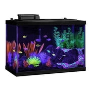 GloFish 20 Gallon Aquarium Kit with LED Lights, Decor Heater and Filter