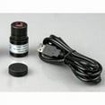 thumbnail image 4 of AmScope M149C-PB10-WM-E Digital Compound Monocular Microscope, WF10x and WF25x Eyepieces, 40x-1000x Magnification, LED Illumination, Brightfield, Single-Lens Condenser, Plain Stage, 110V, 4 of 4