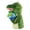 Green, variant on Plush Boxing Animal Hand Puppets, Interactive Dinosaur Stuffed Boxing Puppet, Soft Punching Hand Doll for Party Game Stage Performance Leisure Entertainment Prop Decor