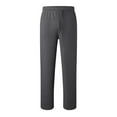thumbnail image 3 of Glisme Boys Cargo Joggers With Elastic Waist Loose For Kids And Big Boys Warm Athletic Sweatpants No Drawstring Casual Pants Dark Gray Lightweight Trousers Size 11-12 Years, 3 of 9