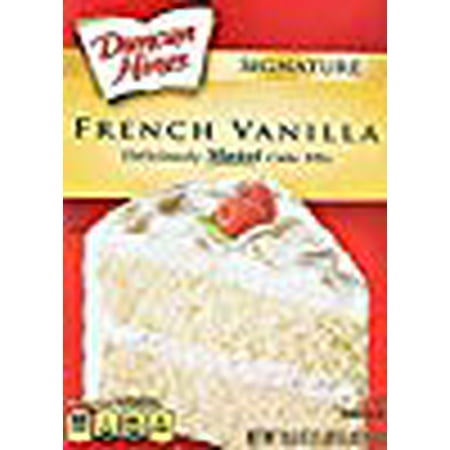 - Duncan Hines Signature French Vanilla Cake Mix, 16.5-Ounce Boxes (Pack of 3)