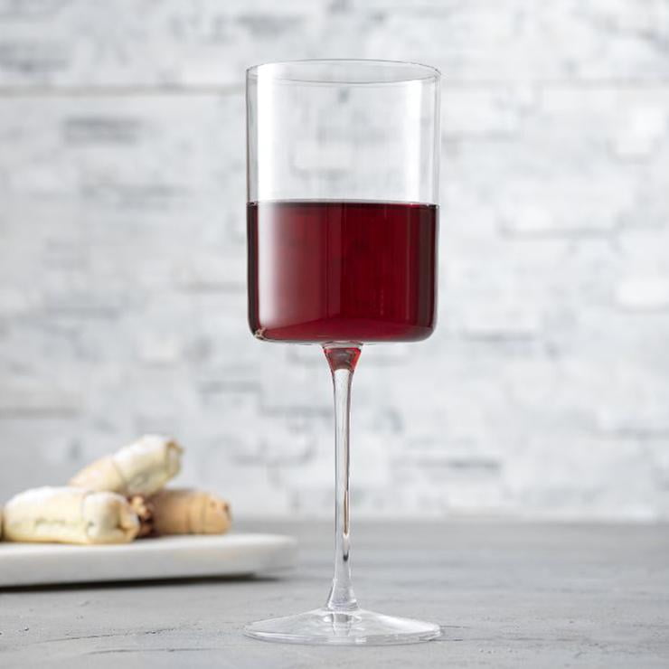 Coloured WINE GLASSES gift Large 260cc 8 3/4oz set of 6 Stem Wine Glasses