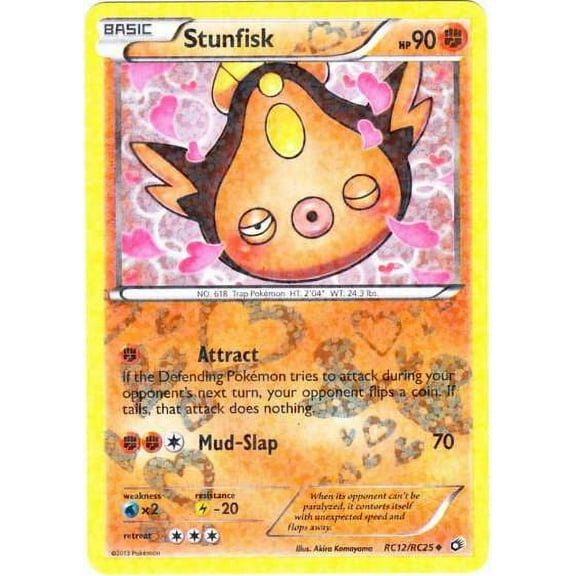 Pokemon Legendary Treasures Radiant Collection Uncommon Stunfisk RC12