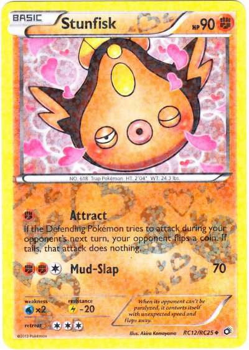 Pokemon Legendary Treasures Radiant Collection Uncommon Stunfisk RC12