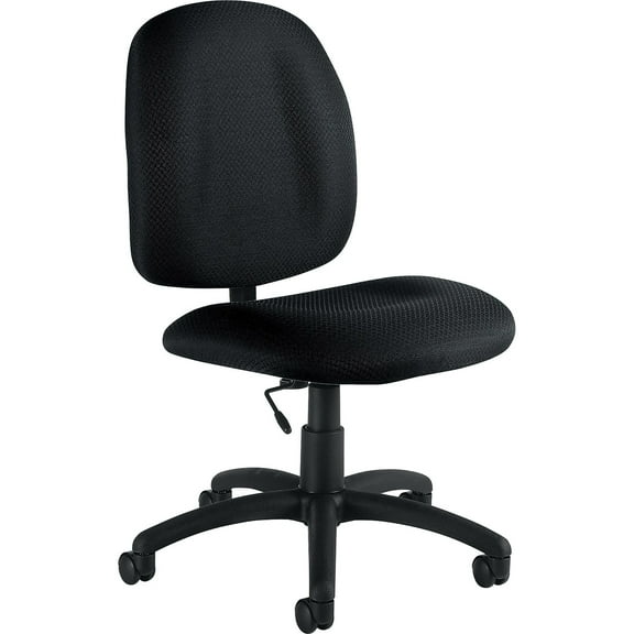 Offices To Go Fabric Armless Task Chair Black (OTG11650-QL10)