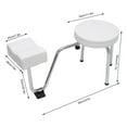 thumbnail image 3 of Miumaeov Pedicure Foot Rest Manicure Stool Salon Beauty Stool Freestanding Salon Chair, 3 of 12