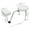White, variant on Salon Nail Pedicure Stool Adjustable Freestanding Pedicure Foot Rest Stand for Pedicure and Manicure 21.7"H White