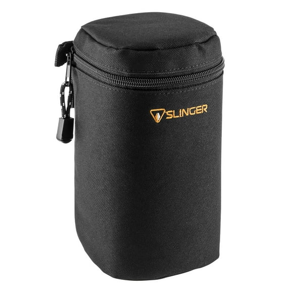 Slinger Soft Lens Case Large, 8" High x 86mm Diameter, Black