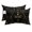 Black Golden, variant on Mystic Night Sky Outdoor Pillows for Chaise Lounge Chair Waterproof Lumbar Pillows with Insert&Adjustable Elastic Strap Beach Headrest Pillow Golden Sun Moon Stars Butterfly Neck Pool Pillow 12"x20"