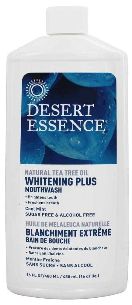 Desert Essence - Tea Tree Whitening Plus - Cool Mint, 480ml