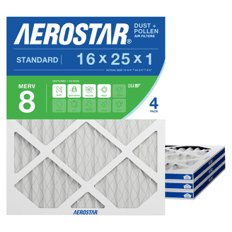 PURAFILTER 2000® 16x20x1 MERV 8 Air Filter, Allergen 8000, Removes
