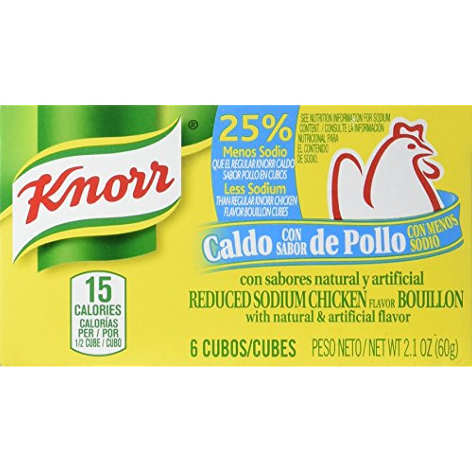 Knorr Bouillon Bouillon, Rs Chicken, 2.1Ounce (Pack Of 24)