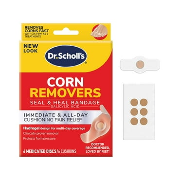 Dr. Scholl's Corn Removers Seal & Heal Bandage with Hydrogel Technology, 6 Count, 3 Pack
