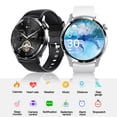 thumbnail image 4 of Reloj inteligente con Bluetooth, llamada, presión arterial, frecuencia cardíaca, reloj de monitoreo de sangre no invasivo, pulsera deportiva multifunción, 4 of 4