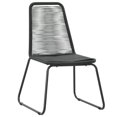 thumbnail image 2 of vidaXL Outdoor Chairs 2 pcs Poly Rattan Black, 2 of 4