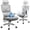 Light Gray, variant on COOLHUT Ergonomic Mesh Office Chair with Footrest, Big and Tall Computer Desk Chair with Adjustable Lumbar Support, Headrest and Armrest, High Back Home Office Chair for Workspace, 300LBS, Black