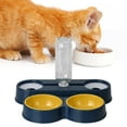 Automatic Pet Water Dispenser with AntiOverturning Double Bowls Dogs