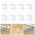 thumbnail image 3 of 12 Pcs Support d'Étagère Cloche Partition Pince Sans Perçage Fixateur d'Étagère, 3 of 8