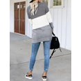 thumbnail image 4 of HAHADAXA Womens Long Sleeve Open Front Cardigans Chunky Knit Draped Sweaters Outwear ZGrey S, Grey, Small, 4 of 7