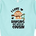 thumbnail image 3 of Inktastic Monkey I Love Hanging out with My Cousin Toddler Sweatshirt, 3 of 4