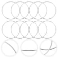thumbnail image 2 of MasteelfCA 10 Pcs Anneau Rond en Métal Dreamcatcher Simple Accessoire de Robe Fait Main pour Femme Fille (10cm), 2 of 7