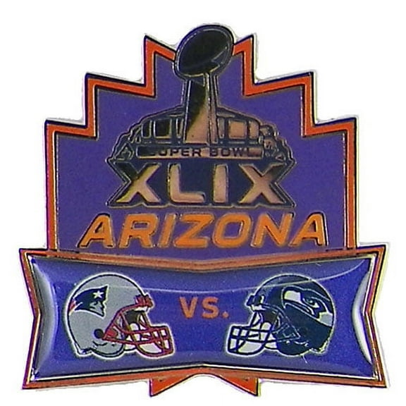 Super Bowl XLIX (49) Patriots vs. Seahawks Dueling Pin