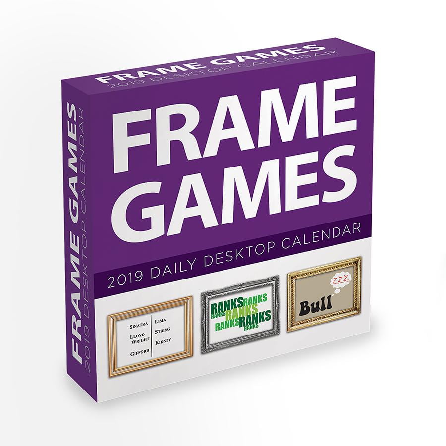 2019 Frame Games 5.5" x 5.5" January 2019December 2019 Daily Desktop