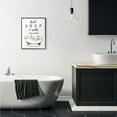 thumbnail image 2 of Stupell Industries Fresh Soap And Water Bath Tub Bathroom Design Framed Wall Art by Lettered and Lined, 2 of 8
